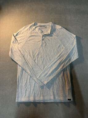 Faherty Brand Cloud Cotton Long-Sleeve Henley